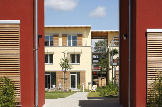 Eingang zum gemeinschaftlich genutzten Innenhof