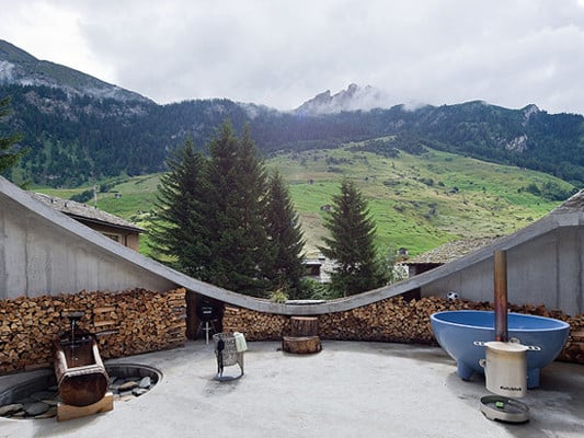Der Blick von der Terrrasse