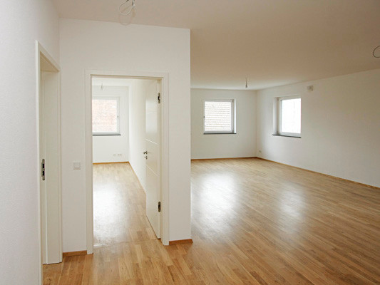 Holzfußboden in einem Wohn- und Geschäftshaus in Biberach, Planung und Ausführung: Franz Walser Holzbau, Bad Schussenried