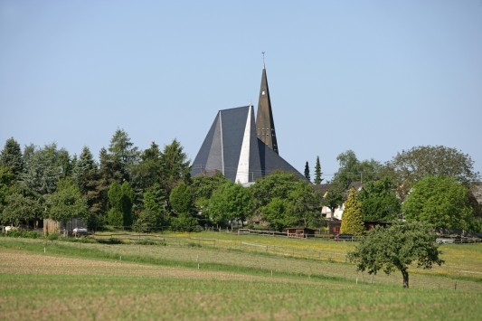 Zeltdach der St. Stephanuskirche in Nachtsheim