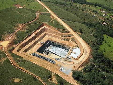 Pitangui, ein Abbaugebiet 